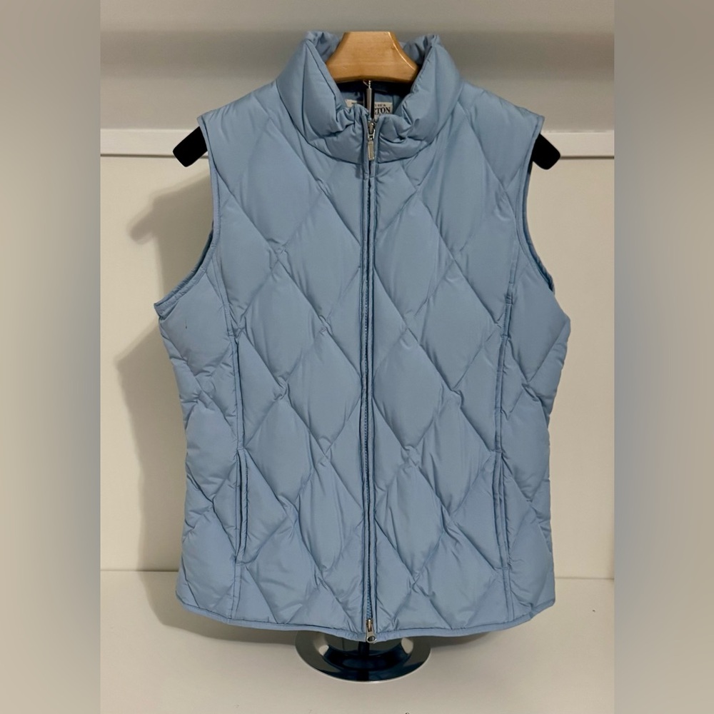 Pendleton Sky Light Blue Women's Quilted Duck Down Insulated Vest